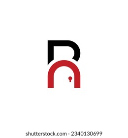 This logo consists of the letter R combined with a door shape in negative space. Made in a simple, modern and minimalist way, it is suitable for brands engaged in the housing sector.