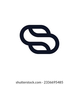 This logo consists of the letter S which is executed in a simple, modern and minimalist manner by carrying out a dynamic concept in the shape of the logo.