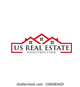 This is logo for construction or real estate company, this file is editable font and color