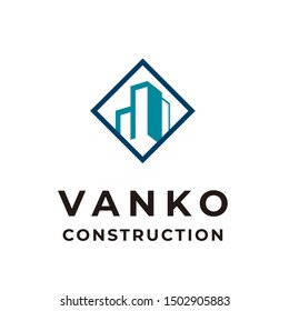This is logo for construction or real estate company