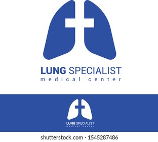 this logo is contain lung as a main object, because of that this logo can be use for medical purpose 