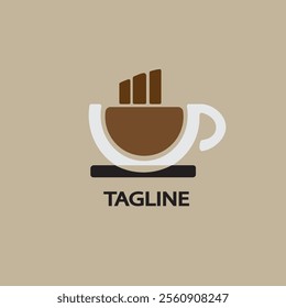 
This logo is a cup suitable for cafes or beverage businesses