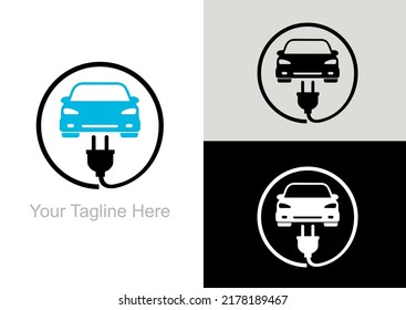 This logo depicts a car and a power outlet this means that this place is a place for filling vehicles electricity and the like
