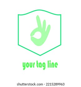 this logo describe about ok or for signs and symbols