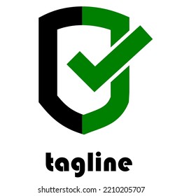 this logo describe about shield or for sign and symbol 