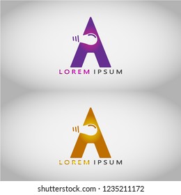 This logo describes the letter A with a light bulb in it. This logo is good for use as a company logo involved in energy resources. This can also be used as an application logo.