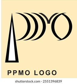 Este design de logotipo apresenta as letras "PPMO" em um estilo ousado e moderno, oferecendo uma identidade visual única e profissional. A combinação dessas letras cria um logotipo marcante e memorável 