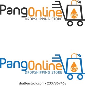 Este es el diseño del logo Pang Online 1 .