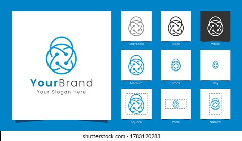 This logo design is perfect for business application security technology