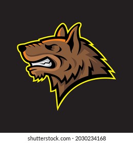 This logo design is perfect if you need a mascot logo, wolf or fox logo for your business or team.
