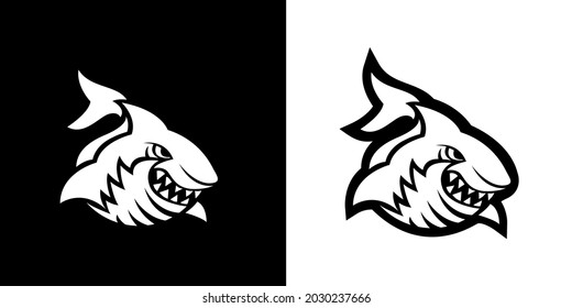 This logo design is perfect if you need a mascot logo, shark logo for your business or team.