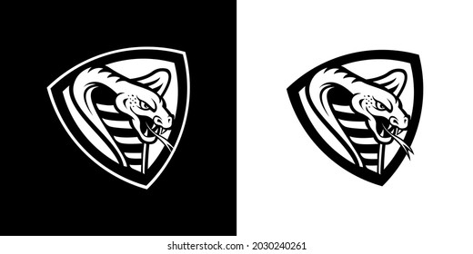 This logo design is perfect if you need a mascot logo, snake or cobra logo for your business or team.