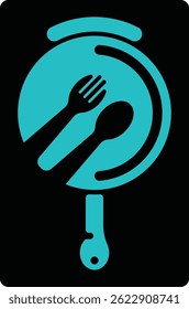 Este design de logotipo é adequado para empresas de alimentos e bebidas