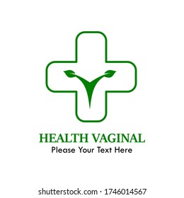 This is logo design template illustration. this is vaginal and good for medical
