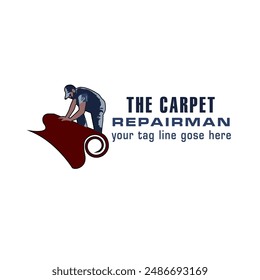 this logo design your for carpet cleaning work and this logo design fully editable and printable 
