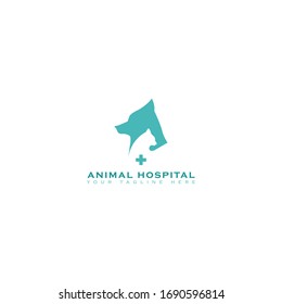 This logo draws an animal hospital. This logo is engaged in animal health.