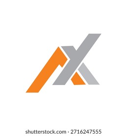 Este logotipo es una marca geométrica dinámica y moderna que utiliza Formas superpuestas y colores contrastantes para crear una sensación de estructura y asociación.