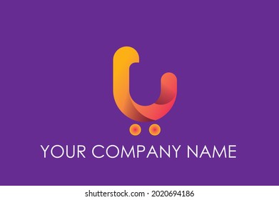 This is a logo for ecommerce business, online store, online shop