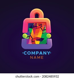 This is a logo for ecommerce business, online store, online shop