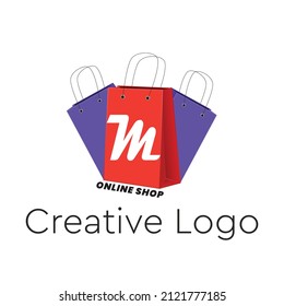 This is a logo for eCommerce business, online store, online shop