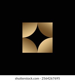 This logo embodies a unique blend of elegance and modernity, an ideal choice for brands seeking to convey a sense of innovation and excellence