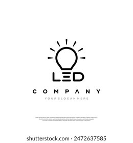 This logo encapsulates the essence of LED technology with a light bulb motif, signifying bright and efficient lighting solutions