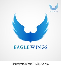 This logo features eagle wings. This logo is good to use as a company logo and as an application logo. But it can also be used in various other creative businesses.