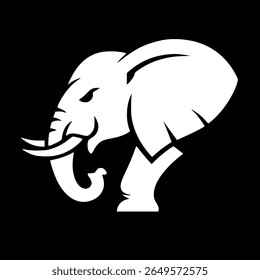 Este logotipo apresenta uma silhueta de elefante com uma forma resistente e majestosa. O design reflete força, sabedoria e serenidade. As linhas simples mas firmes dão um elegante.