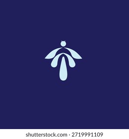 Este logotipo presenta un diseño minimalista de libélula. El diseño simboliza la transformación, mientras que el estilo minimalista da una impresión moderna, ligera y elegante. 