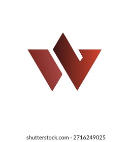 Este logotipo presenta una interpretación moderna y abstracta de la letra "W" o una forma de corona.