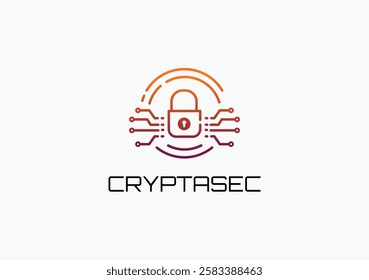 This logo features a modern and minimalist design, reflecting the cutting-edge and secure nature of a cybersecurity company. With clean lines and a professional aesthetic, it conveys trust.