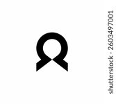 This logo features an omega symbol designed in a modern and futuristic style suitable for business brands in the fields of technology and innovation, education and research, finance and investment.
