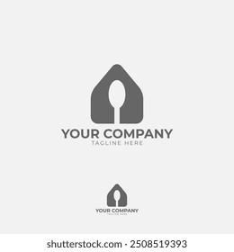 This logo features a prominent "A" in a geometric form. Its minimalist design with clean lines and sharp angles creates a modern and elegant look, ideal for brands that value simplicity.