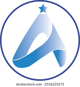 This logo features a sleek design with a star and gradient shades of blue, representing innovation and professionalism.