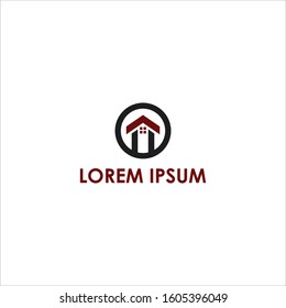 This logo is in the form of a house symbol, due to housing and building construction companies. This logo can be used in any media. immediately have this logo.