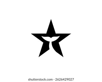 This logo is in the form of a star symbol and a whale's tail, with a modern style.