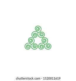 This logo is formed from celtic