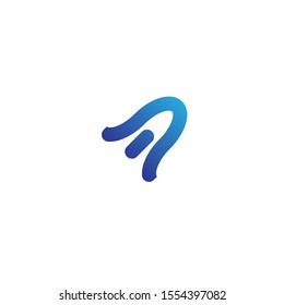 
this is a logo formed from a rocket