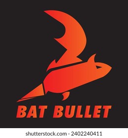 This Logo is fusion of the bat and bullet elements, Represent strategic acumen, speed, impact, and the instantaneous decisions made in competitive gaming.