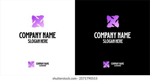 This logo gives the impression of a big leap or significant change. Suitable for companies engaged in technology, startups, or those who want to convey a message about innovation.