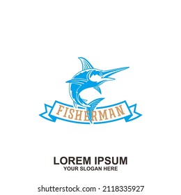 This logo is good for fishing logos, fishermen, fishing clubs and more