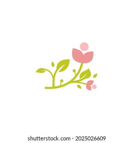 This logo is great for florist, flower garden, park, farm, agriculture, flower store, shop, house flower, hotel, spa.