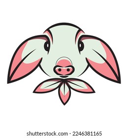 This logo is a great way to show off your love of all things pork.