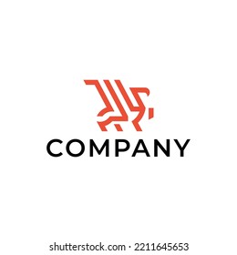 este logotipo es un logotipo de geometría de grifo. El estilo de este logotipo es sencillo, abstracto, minimalista, moderno y sutil. adecuado para cualquier industria.