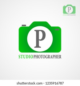 This logo has a camera with the letter P in it. This logo is good to use as a company logo or photo studio that is engaged in photography. Or it can also be used as a brand of a camera product.