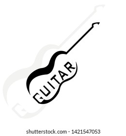 This logo has a guitar picture. This logo is good for use as a company logo or business that is engaged in the music arts. But it can also be used as a logo on the application.