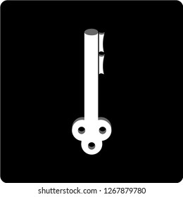 This logo has a key picture. This logo is good to use as a company logo or business that is engaged in security. Or it can also be used as an application logo and various other businesses as needed.