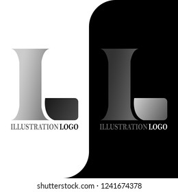This logo has the letter I and L. This is good for use by a company that wants its logo to be an initial logo or a company engaged in graphic design. This logo can also be used as an application.