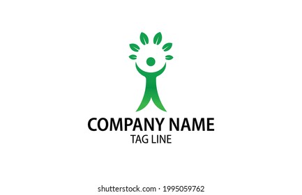 This logo has a philosophy of humans who are happy after being treated at the clinic