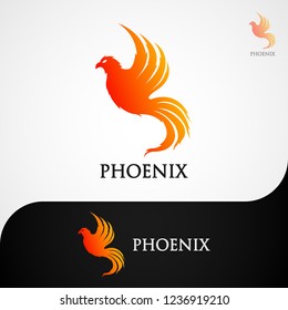 This Logo Has Phoenix Image This Stock Vector (Royalty Free) 1236919210 ...